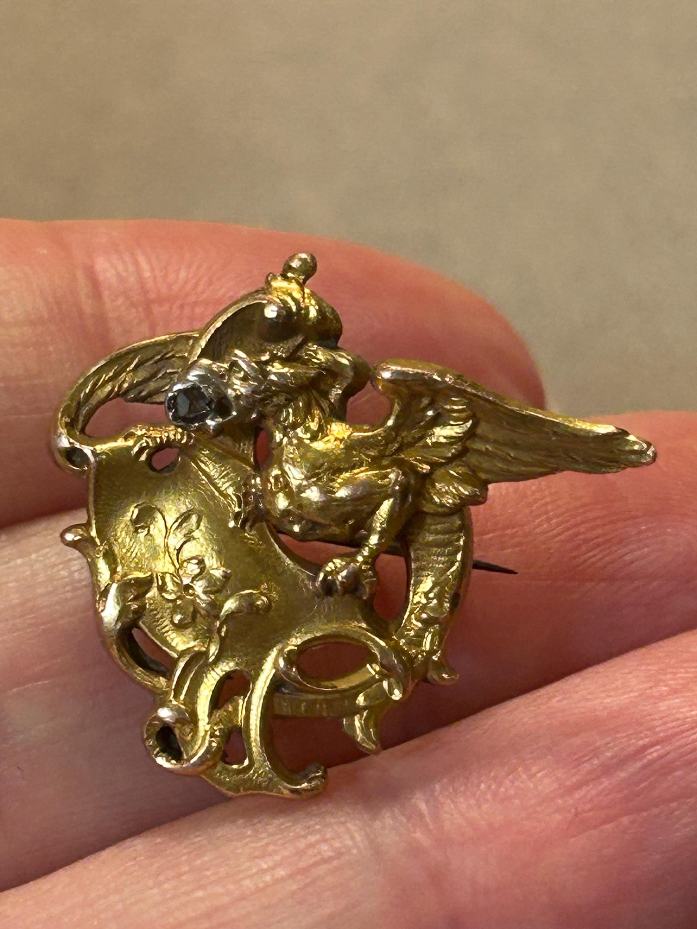 Broche Art déco antique « FIX » - France