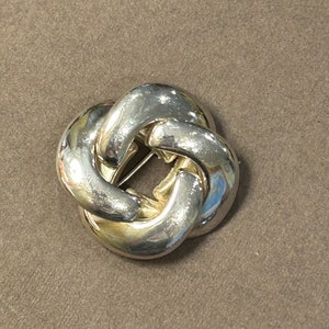 Vintage Grosse Sterling Silver Brooch, Germany, 1972s