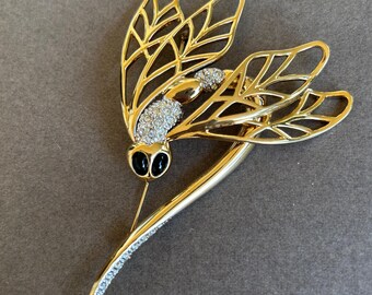 Pierre Lang brooch XL “Dragonfly” vintage
