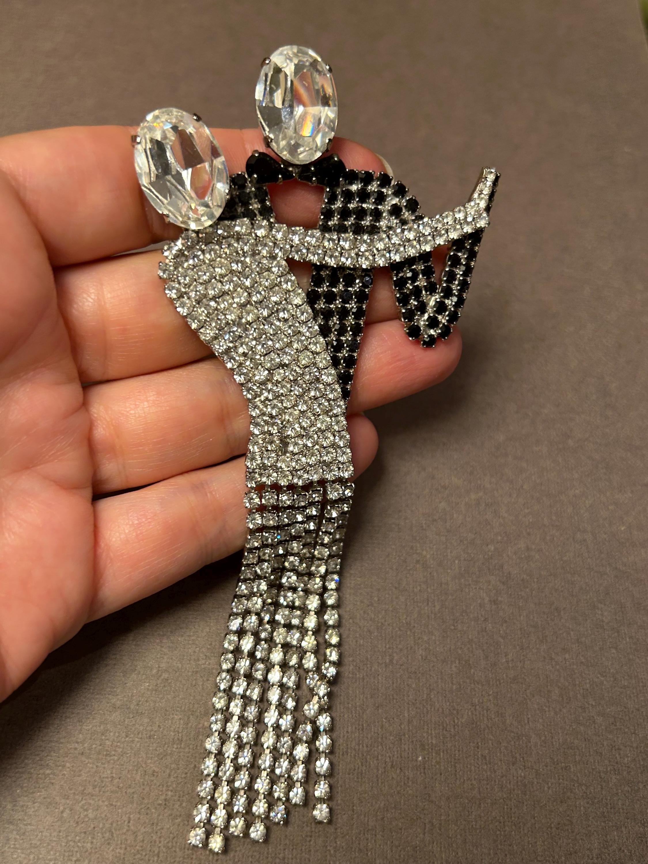 Butler&Wilson ダンスをする男女 ブローチ ビンテージ Butler&Wilson