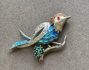 Antique brooch “Bird”