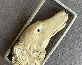 Antique brooch “Greyhound” 1920s