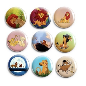 King of the Jungle 2,5 cm Buttons ODER Magnete