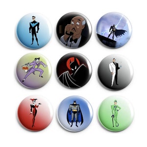 Cartoon Bat 1" Buttons OR Magnets