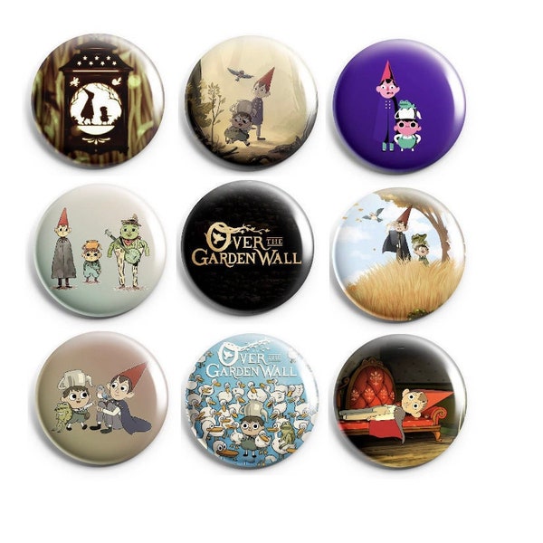 Over The Garden Wall 1" Buttons OR Magnet (Greg, Wirt, ect.)