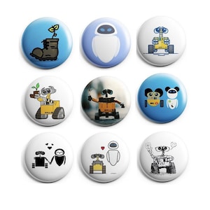 Cute Robot 1&quot; Button or Magnet