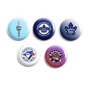 Toronto Sports 1&quot; Buttons OR Magnets
