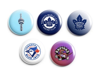 Toronto Sports 1" Buttons OR Magnets