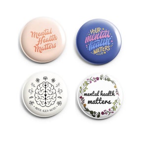 Mental Health 1&quot; Button OR Magnet