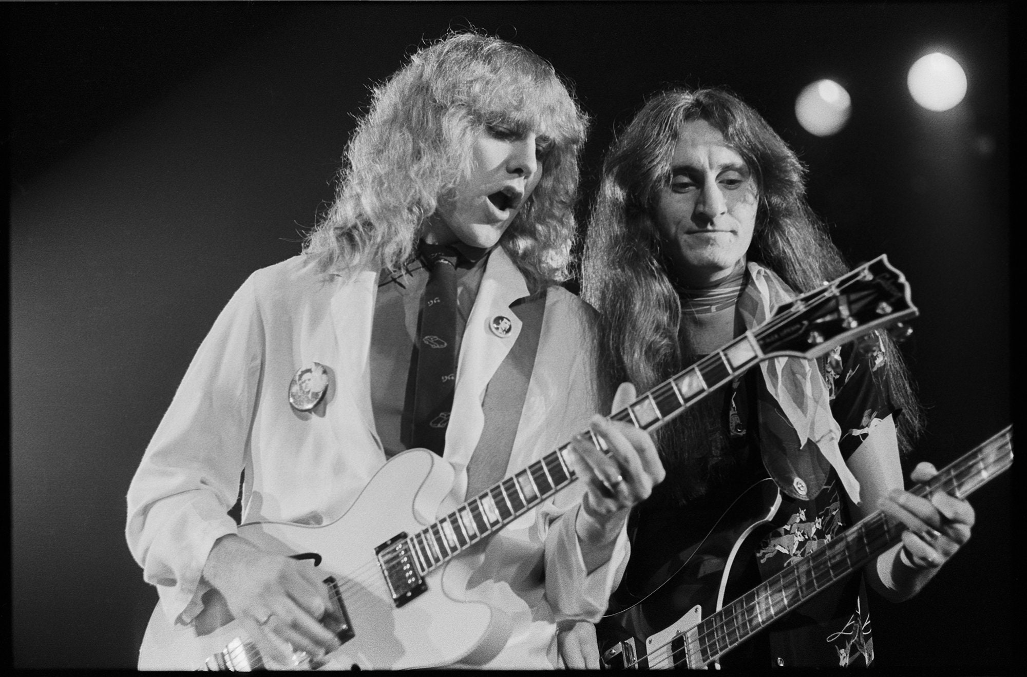RUSH in Concert 1980 Alex Lifeson and Geddy Lee - Etsy