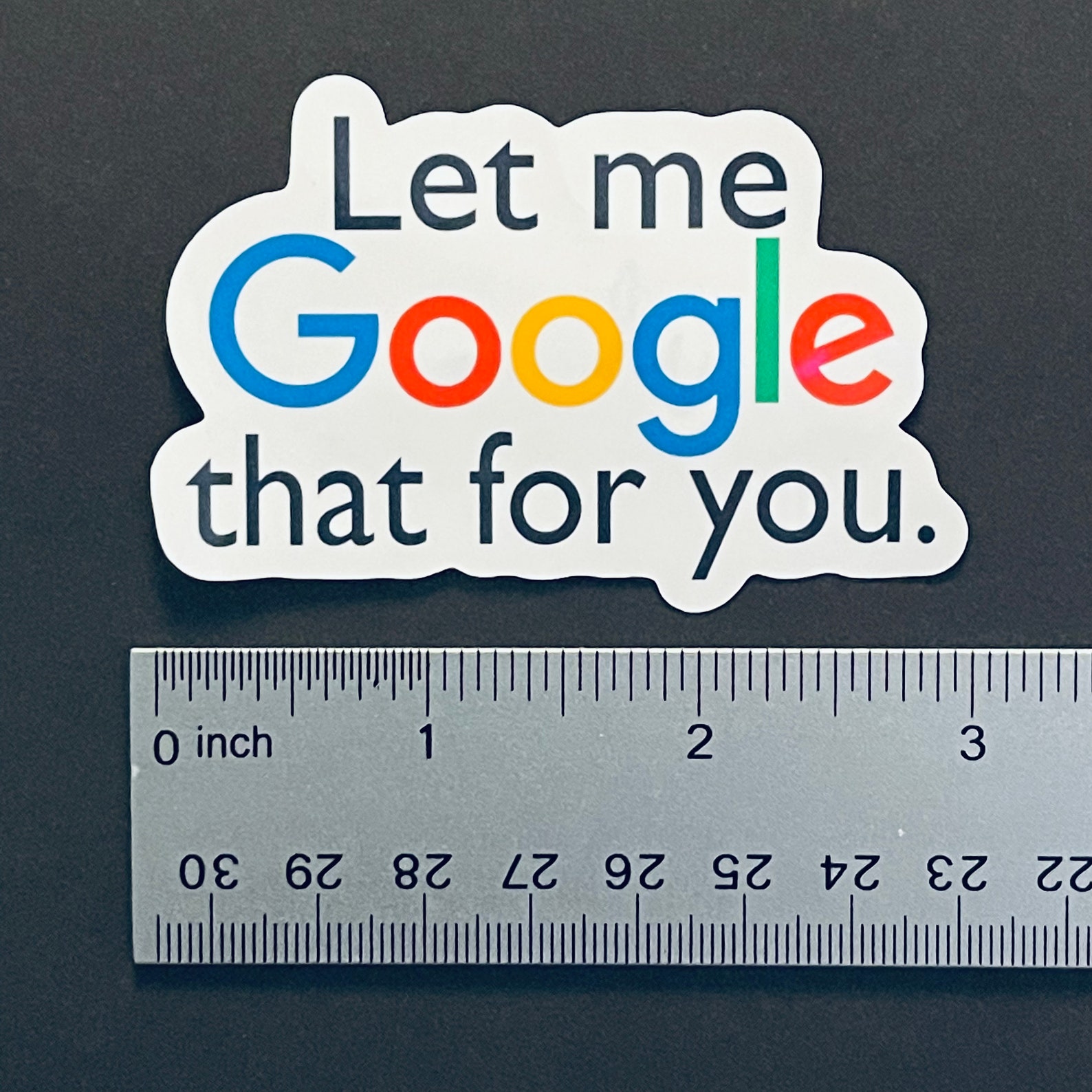 Let Me Google That For You Glossy White Sticker Funny Etsy