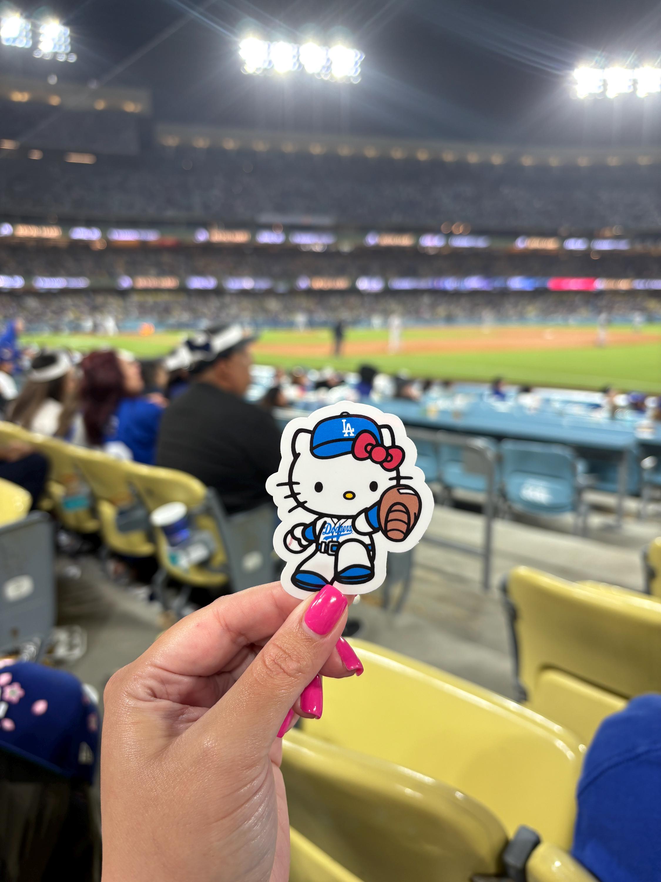 Hello Kittys Dodgers - Etsy
