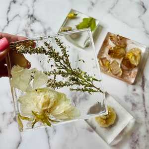 Customized small Flower Block (resin flower preservation)