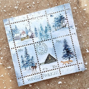 Winter Twilight • Faux-stempels • Dagboek / Planner-stempels