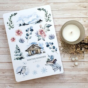Winter Wonder • Dagboekstickervel • Plannerstickers