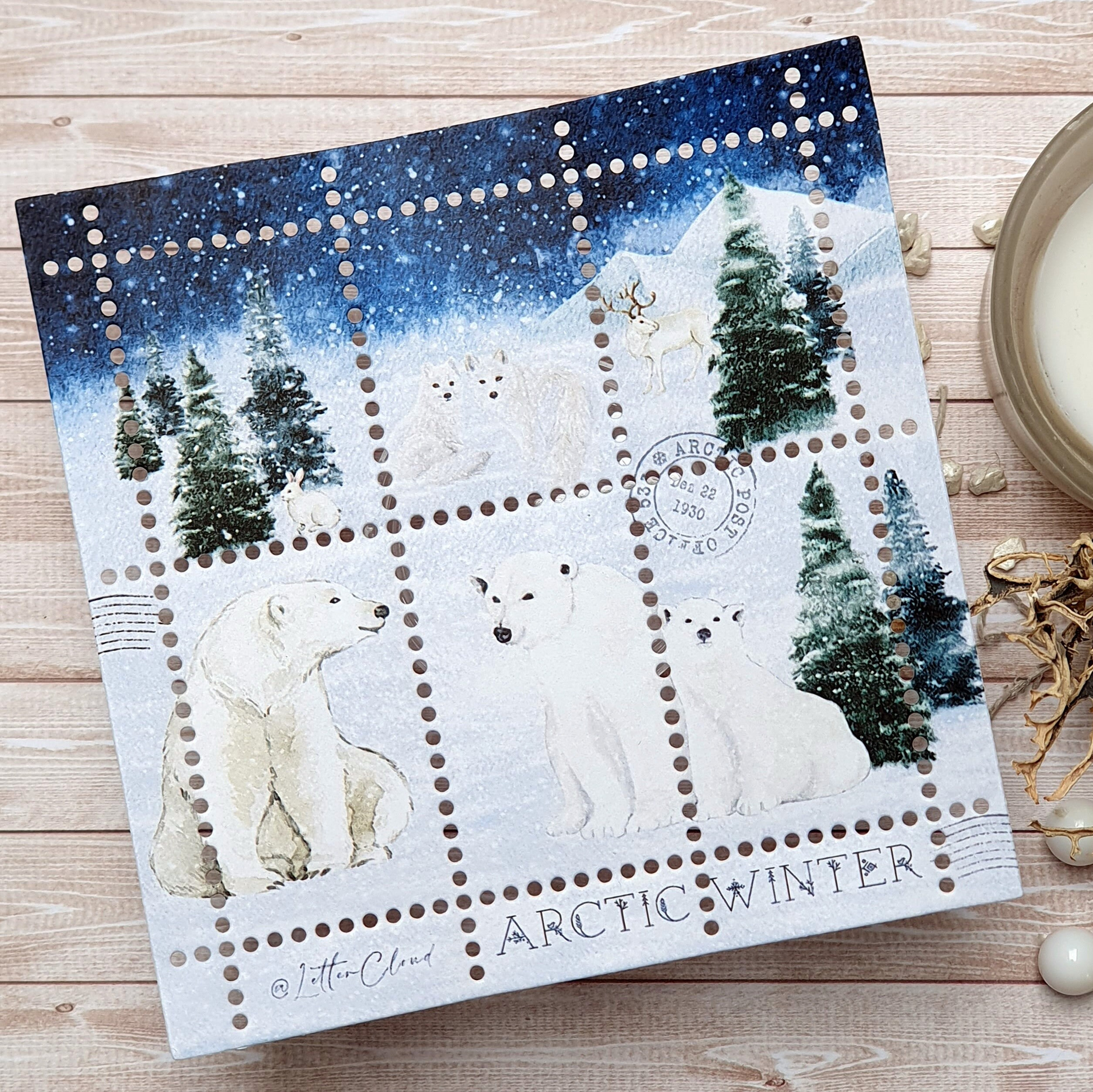 Arctische winter • Kunststempels • Dagboek-/plannerstempels