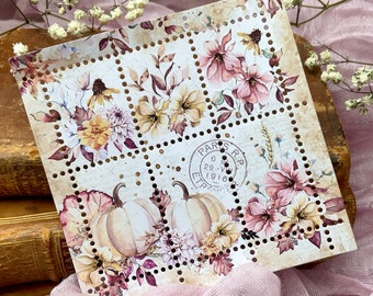 Blush Automne • Faux Timbres • Timbres Journal / Planificateur