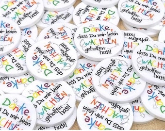 Cadeautje voor kleuterjuf/peuterjuf, afscheidscadeautje, sleutelhangertje, bedankje voor het geven van een winkelwagenbon, klein bedankje voor de kinderopvang