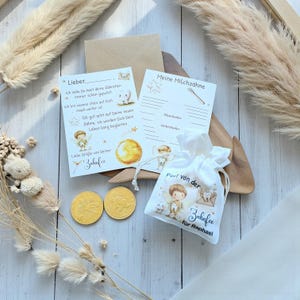 Mail from the Tooth Fairy, personalized letter, coin, token, boy, girl, wobbly tooth, gold token, certificate, gap in teeth, coin, milk teeth, gift image 9