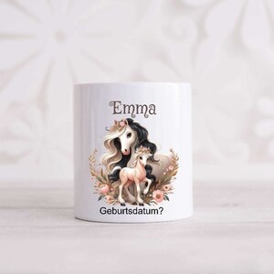 Personalisierte Kinder Spardose mit Namen Geschenk Taufe Taufgeschenk Baby Geburt Geldgeschenk Sparbüchse Geburtstags Geschenk Keramik