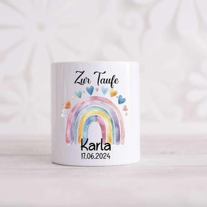Spardose zur Taufe personalisiert mit Name Taufe Taufgeschenk Geschenk Geburt Baby