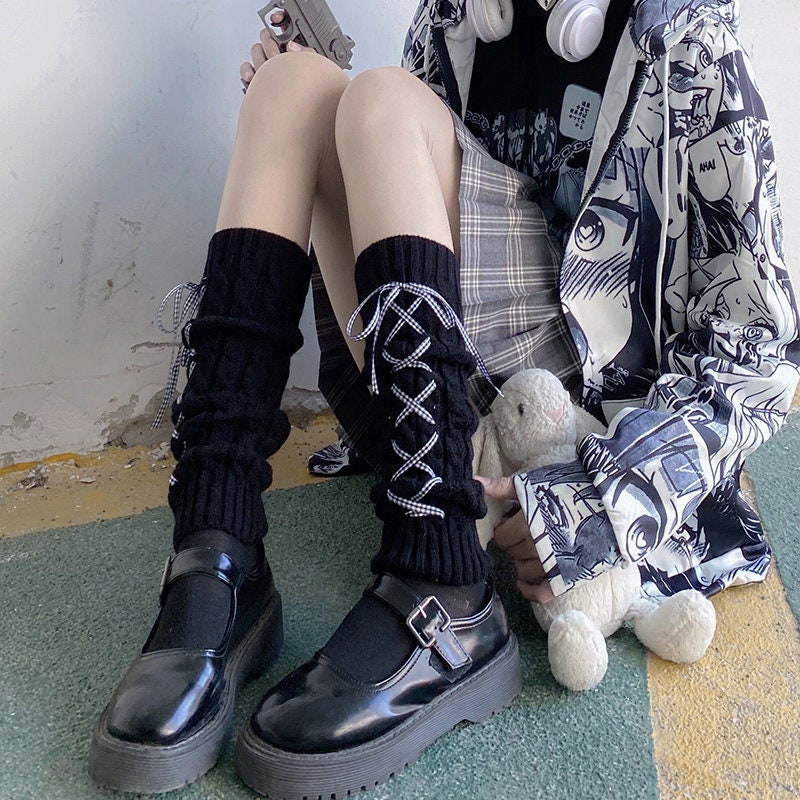 Kawaii Japan Harajuku Retro School Girl Style Lace up Long - Etsy