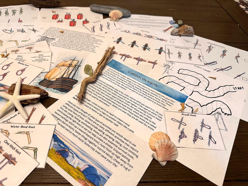 Knots Unit Study: the History and Uses of by Heart Spark Homeschool - Etsy