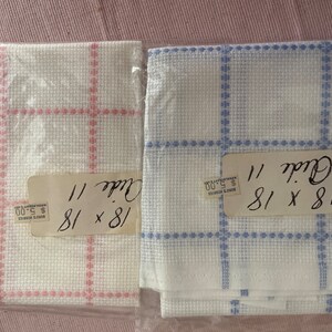 Tela de punto de cruz 11 cuentas