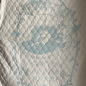 Baby quilt “Lay me down to sleep “# 1