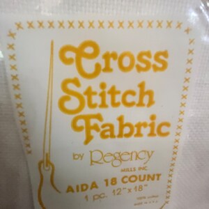 Cross Stitch Fabric  18 Count