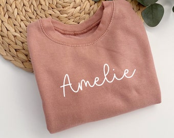 Kinder Sweater NAME | Individualisiert | Personalisiert | Statement Sweater | Kindersweater | Milove