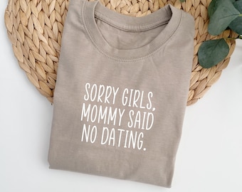 children NO DATING | Personalized | statement shirt | gift | Kids Shirt | Milove