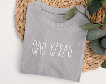 Kinder Shirt CIAO KAKAO | Personalisiert | Statement Shirt | Geschenk | Kindershirt | Milove