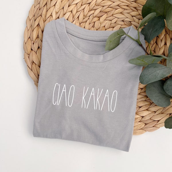 Kinder Shirt CIAO KAKAO | Personalisiert | Statement Shirt | Geschenk | Kindershirt | Milove