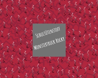 Schultütenstoff - Step by Step Monstertruck Rocky oder Geschenke zur Einschulung