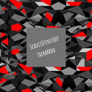 Schultütenstoff passend zum Taekbärdo Ranzen von Ergobag