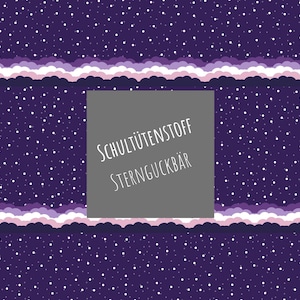 Tissu pour cônes d'école assorti au cartable Sternguckbär d'Ergobag