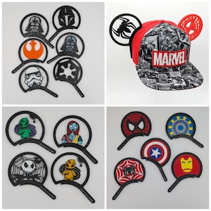 Imperfect Mouse Ear Hat Clips, Lightweight, Secure Fit Clip | Theme Park Accessory