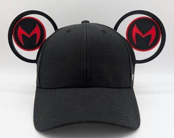 Scarlet Witch Mouse Ohrclips, Leichtgewichtler, Sicherer Sitz Clip | Theme Park Accessoire (Vollfarbe)