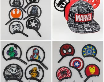 Imperfect Mouse Ear Hat Clips, Lightweight, Secure Fit Clip | Theme Park Accessory