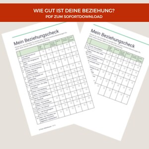 Prüfe Deine Beziehung mit 21 Fragen, PDF zum Sofort Download, PDF zum Ausdrucken