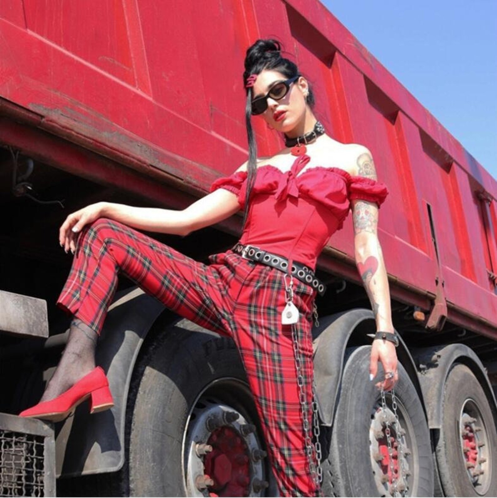 Baggy Goth Streetwear Pants Cargo Pants / Plus Size Pants / Etsy