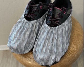 Bowling Shoe Covers - Silver Dragon Scales (Price include Shipping)
