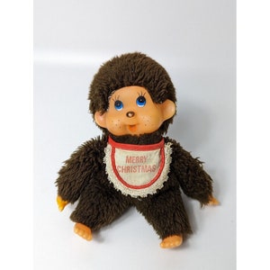 Vintage 70s Sekiguchi GONOMONCHHICHI Monkey Made in Japan 7&#39;&#39;