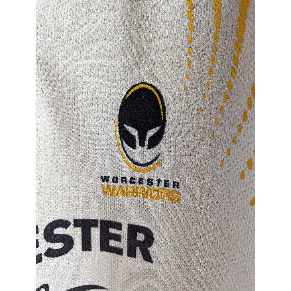 Maillot De Rugby Worcester Warriors - Homme Coton XL - Bleu Rayé - Angleterre
