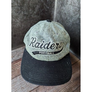 Vintage Oakland Raiders NFL Football Starter Graue Kappe Hut Snapback
