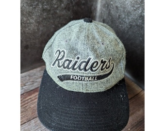 Vintage Oakland Raiders NFL Football Starter Gray Cap Hat Snapback