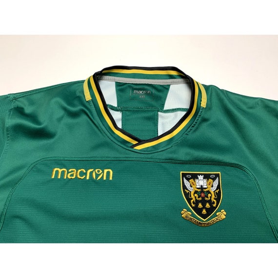 Northampton Saints Macron Rugby Shirt Size 4XL Je… - image 7