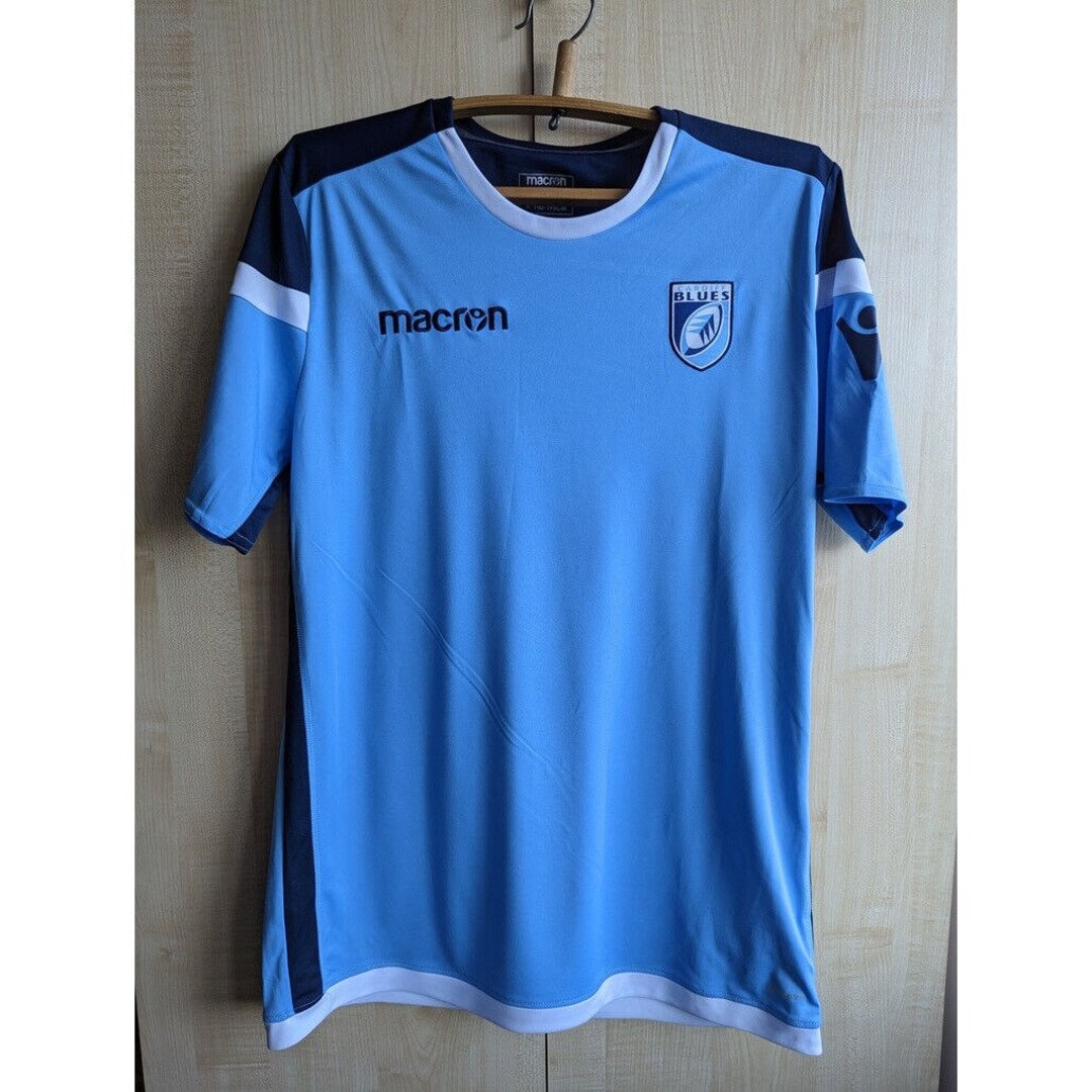 マクロン　カーディフ・ブルース　トレーニングシャツ マクロン ラグビー カーディフ・ブルース ホームオーセンティックジャージ