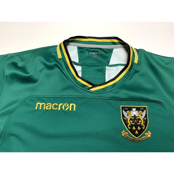 Northampton Saints Macron Rugby Shirt Size 4XL Je… - image 3